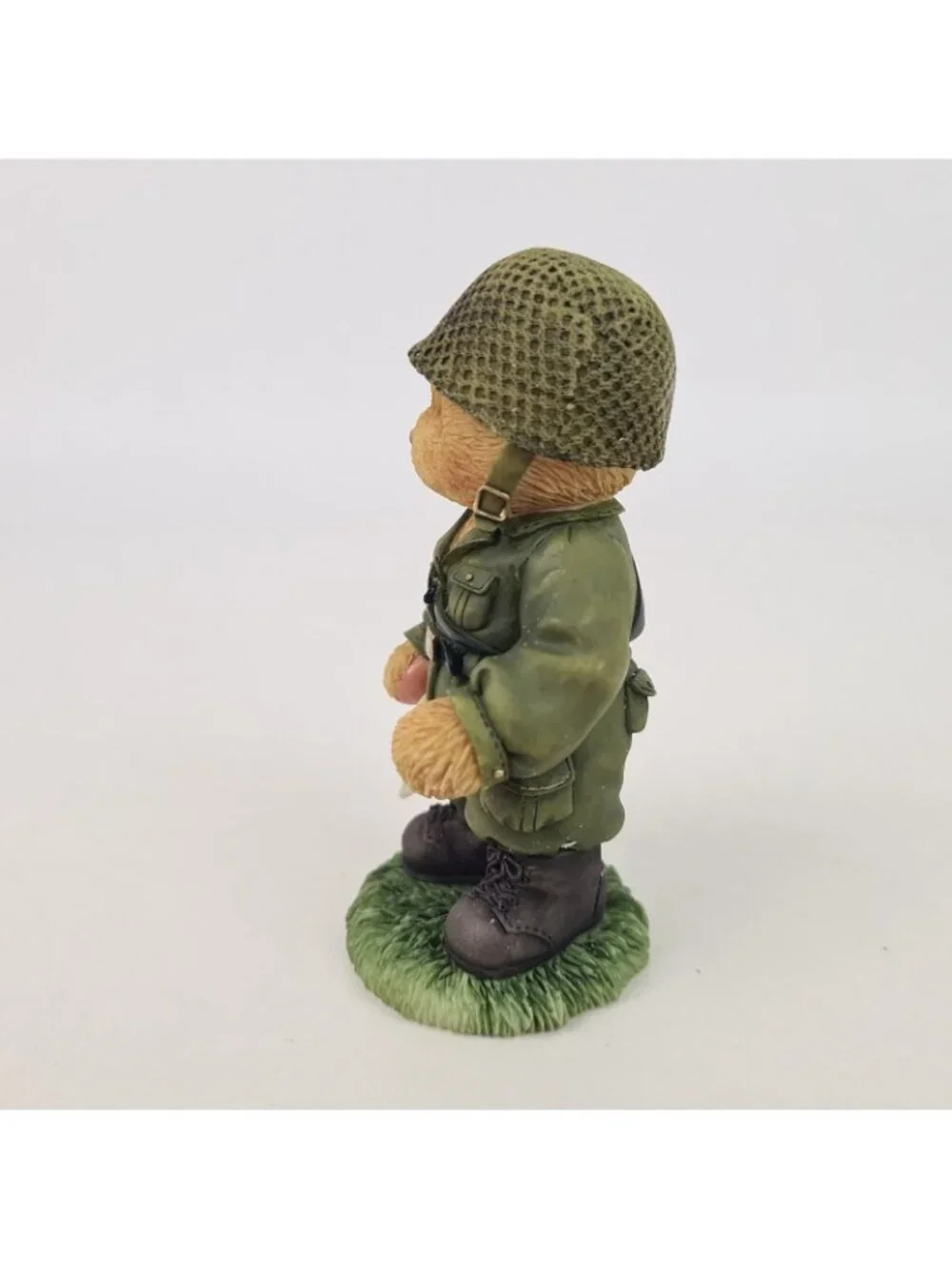 Cherished Teddies Great Friendship Make A Soldier 706930 Porcelain Figurine